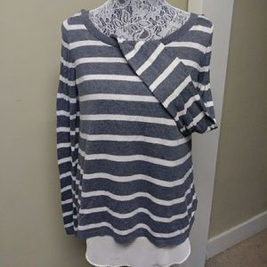 Express Layered Top with Back Slit